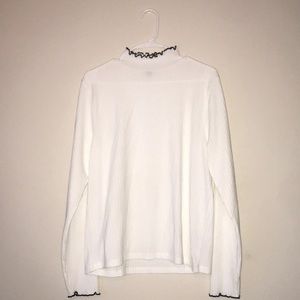 j. crew white long sleeve